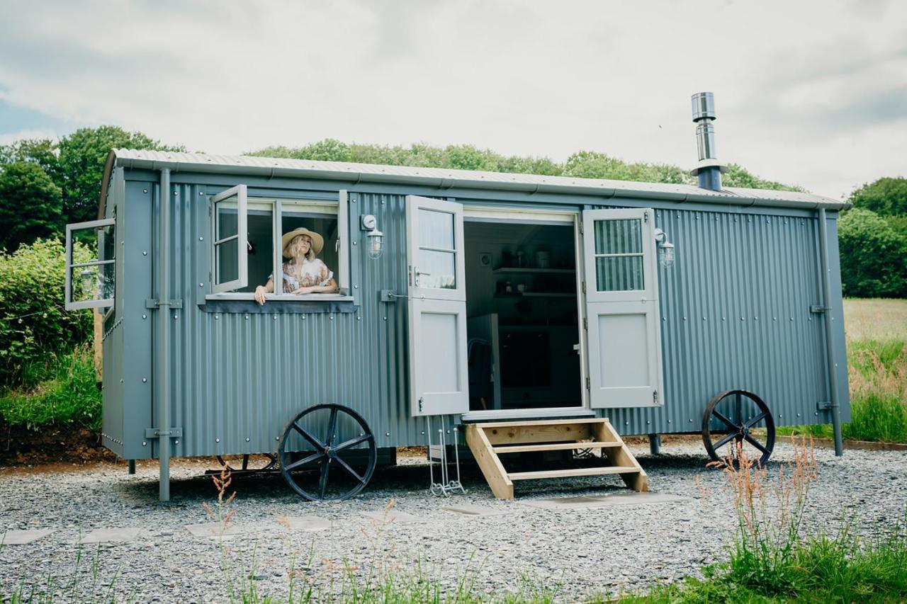 Blatchford Briar - Award Winning Private Shephards Huts With Their Own Secluded Hot Tubs Milton Abbot エクステリア 写真