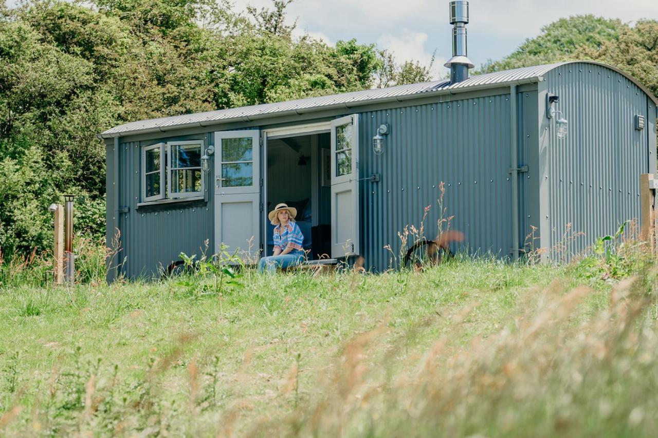 Blatchford Briar - Award Winning Private Shephards Huts With Their Own Secluded Hot Tubs Milton Abbot エクステリア 写真