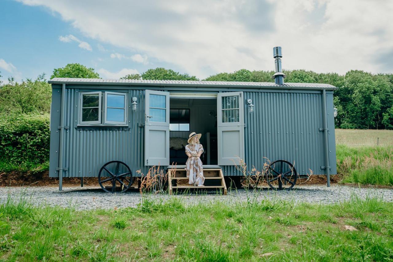 Blatchford Briar - Award Winning Private Shephards Huts With Their Own Secluded Hot Tubs Milton Abbot エクステリア 写真