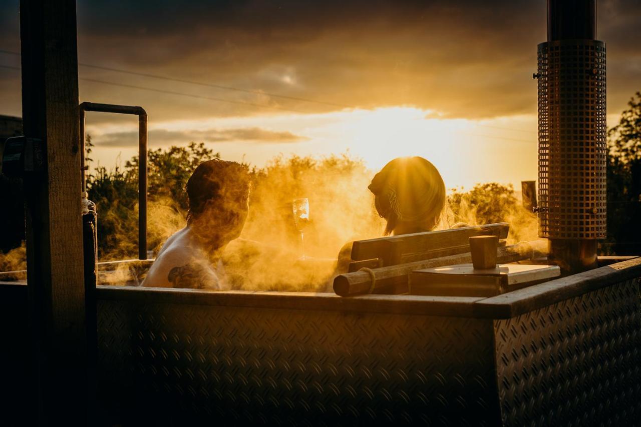 Blatchford Briar - Award Winning Private Shephards Huts With Their Own Secluded Hot Tubs Milton Abbot エクステリア 写真